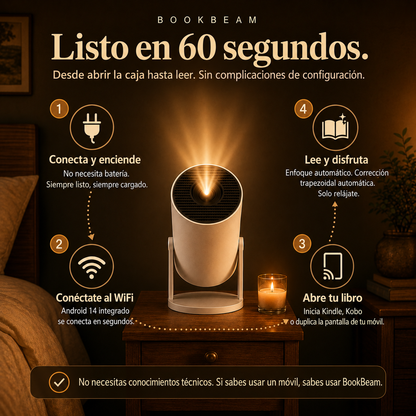 BookBeam™ - Proyector para Libros
