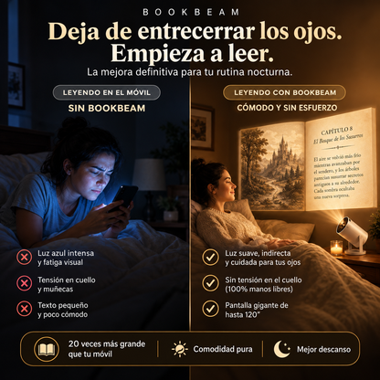 BookBeam™ - Proyector para Libros