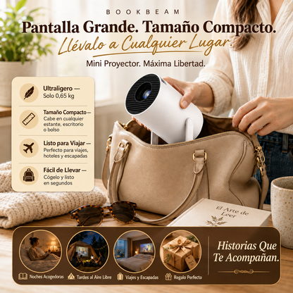 BookBeam™ - Proyector para Libros