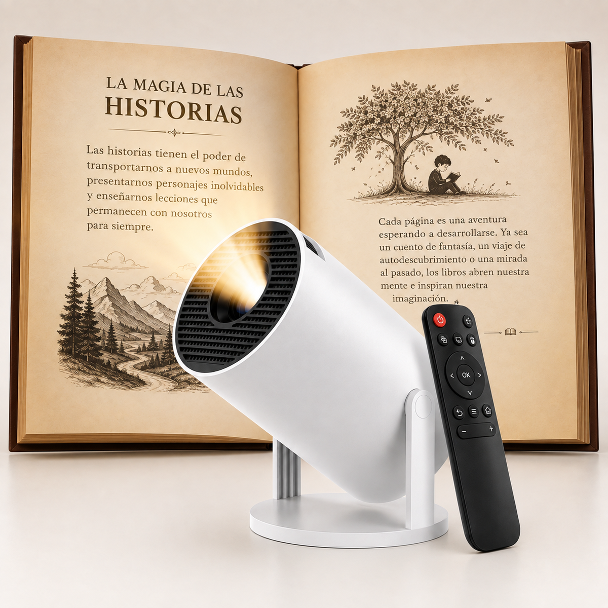BookBeam™ - Proyector para Libros